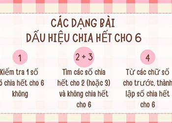 chia hết cho 6